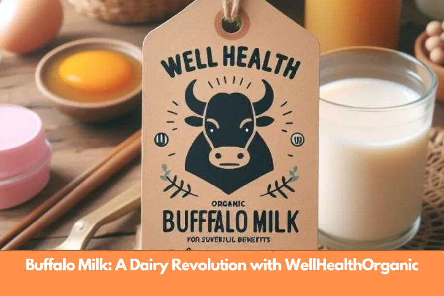 wellhealthorganic buffalo milk tag